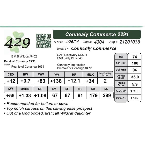 Connealy Commerce 2291