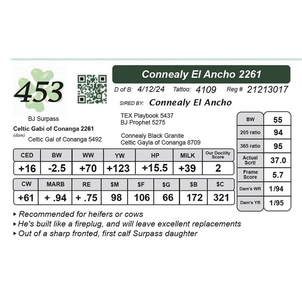 Connealy El Ancho 2261