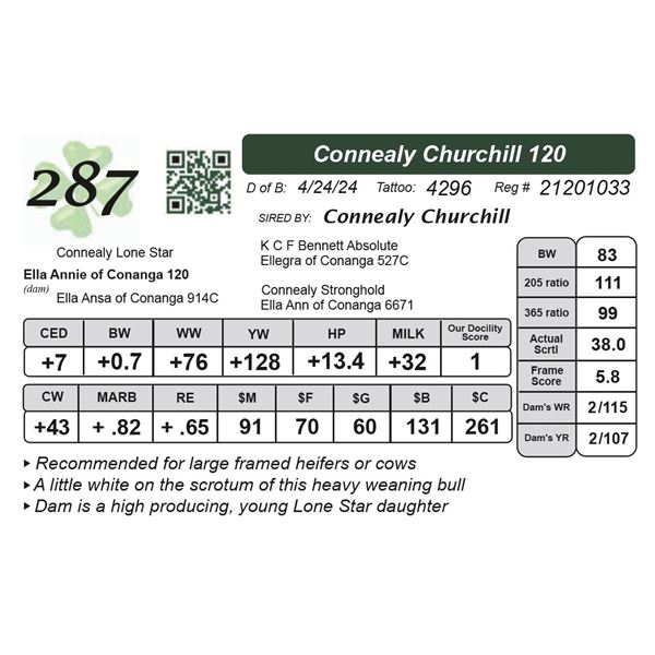 Connealy Churchill 120