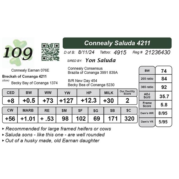 Connealy Saluda 4211