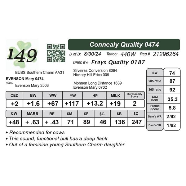 Connealy Quality 0474