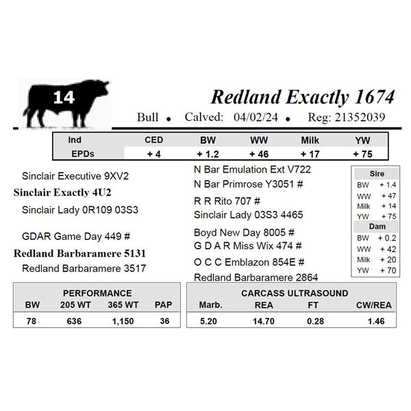 Redland Exactly 1674