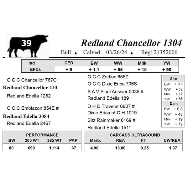 Redland Chancellor 1304