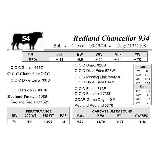 Redland Chancellor 934