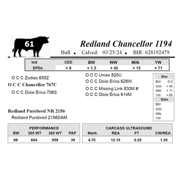 Redland Chancellor 1194
