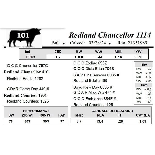 Redland Chancellor 1114