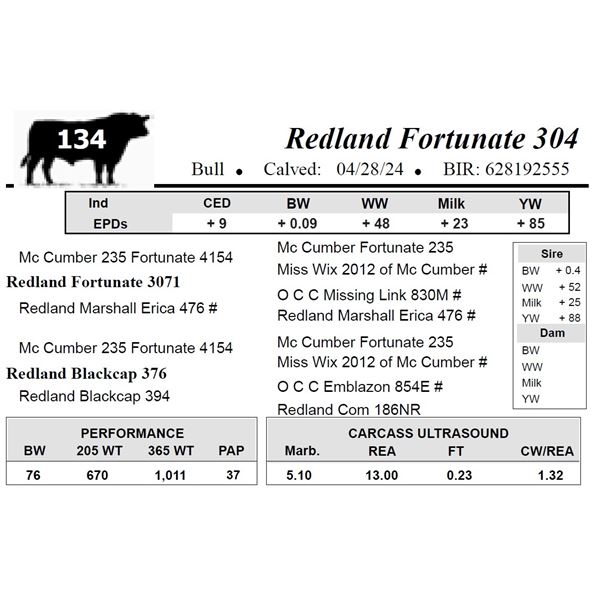 Redland Fortunate 304