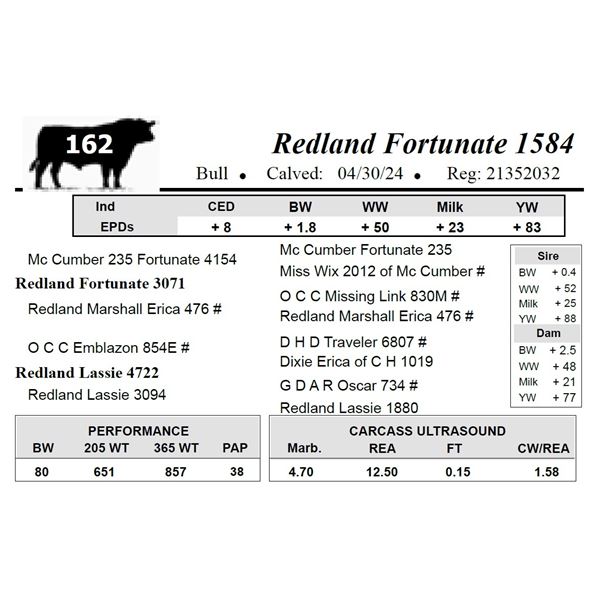 Redland Fortunate 1584