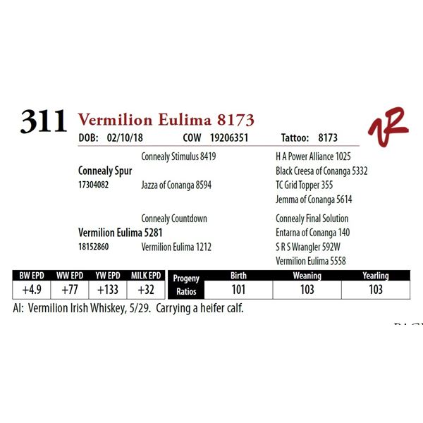 VERMILION EULIMA 8173