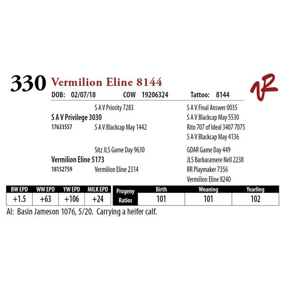 VERMILION ELINE 8144