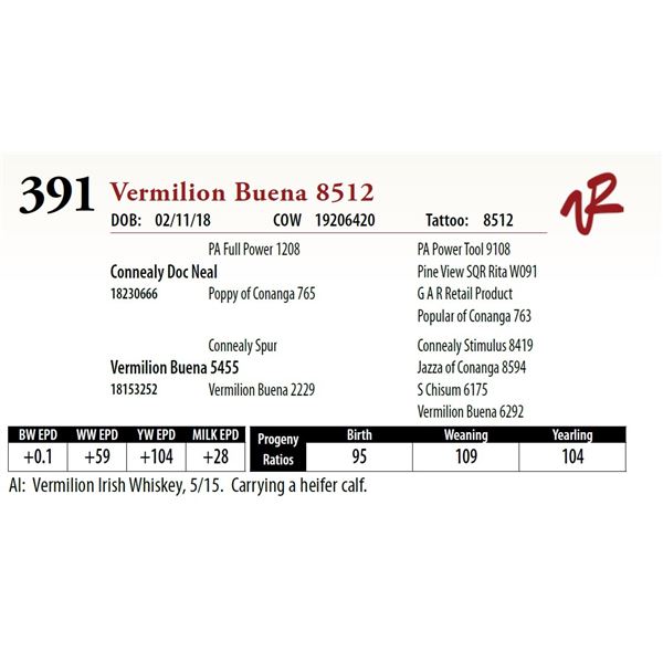 VERMILION BUENA 8512