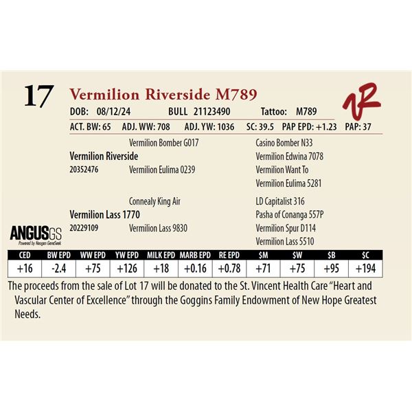 VERMILION RIVERSIDE M789