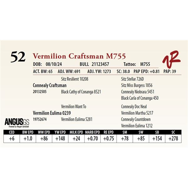VERMILION CRAFTSMAN M755