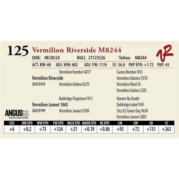 VERMILION RIVERSIDE M8244