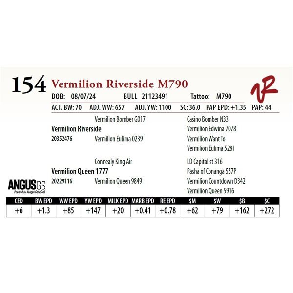 VERMILION RIVERSIDE M790