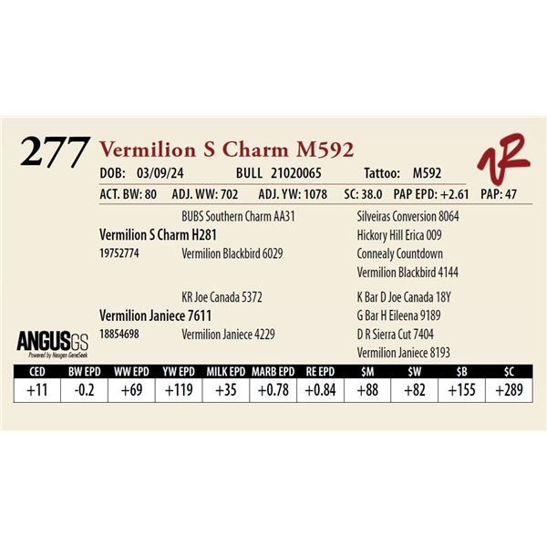 VERMILION S CHARM M592