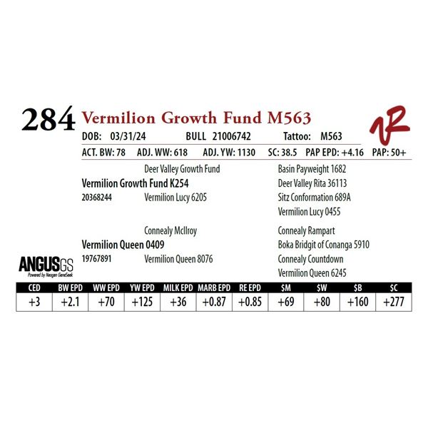 VERMILION GROWTH FUND M563