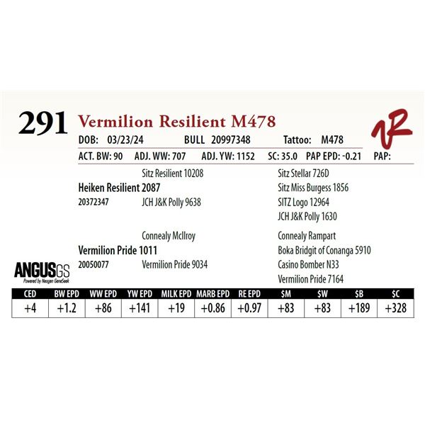 VERMILION RESILIENT M478