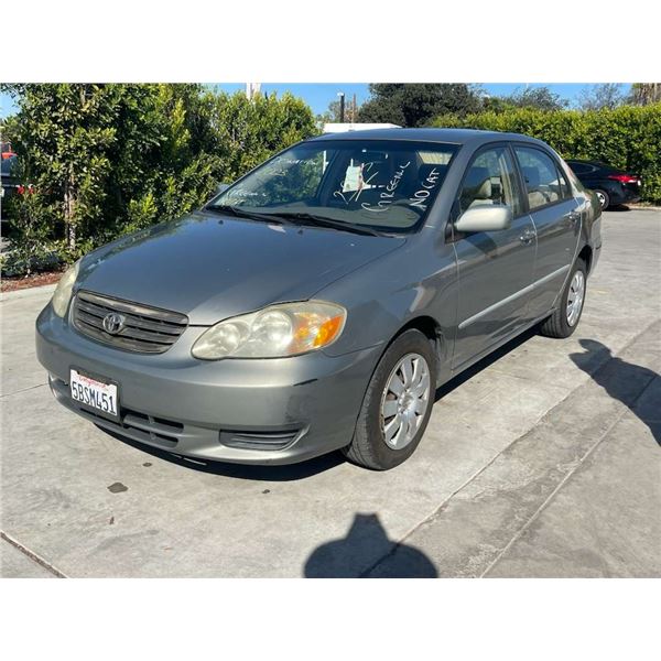 TOYT COROLLA 2003 APP  DUP/T-DON