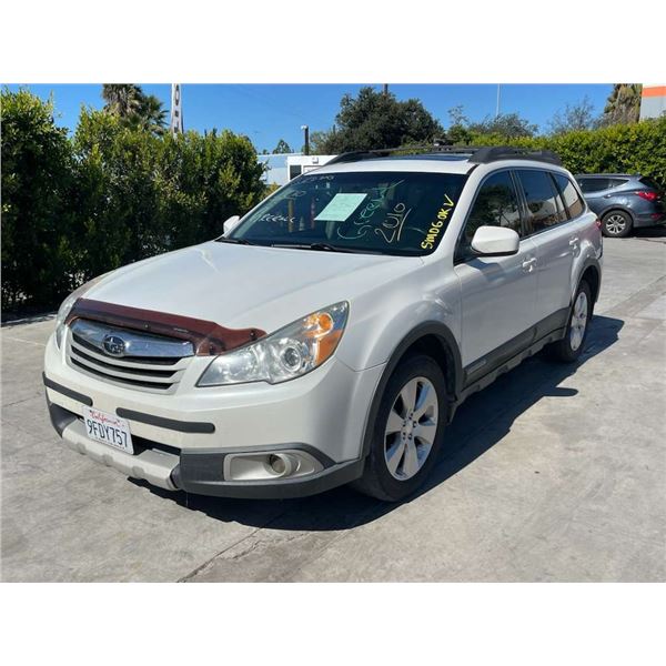 SUBA OUTBACK 2010 O/S-T SMOG-2 DAYS