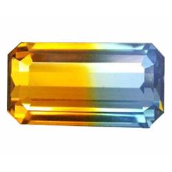 12.30ct Flawless Emerald Orange & Blue Ametrine  (GEM-19286)