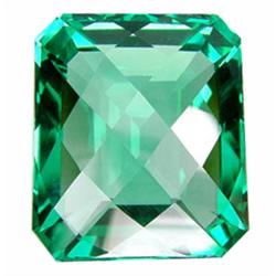 42.45ct Flashing Green Amethyst Emerald Checker Cut (GEM-19172)