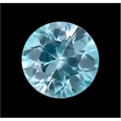 .85ct Greenish Blue Zircon Round Facet VVS (GEM-19072B)