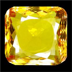 108.65ct Stunning Golden Yellow Citrine Cushion Cut (GEM-19013)