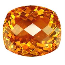 202.30ct Oval Checker Golden Yellow Citrine (GEM-18993)