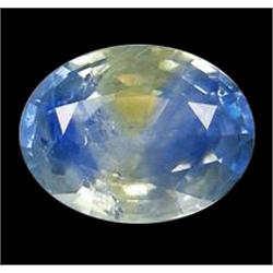 1.08ct Exquisite RARE Tri-color Yellow Blue Green Ceylon Sapphire Oval VS HEATED ONLY (GEM-18943)