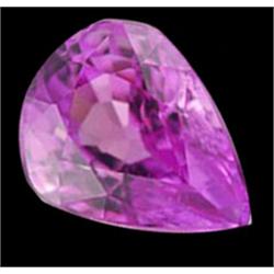 1.03ct Fine Pear Pink Natural Ceylon Sapphire RARE FLAWLESS UNHEATED UNTREATED (GEM-18922)
