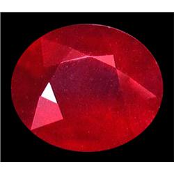 7.15ct.Glowing Natural Top Blood Red Ruby Madagascar (GEM-18690)