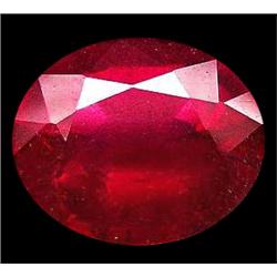 5.31ct Magnificent Oval Top Blood Red Ruby Natural VS (GEM-18680)