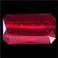 2.73ct Exquisite Top Blood Red Ruby Emerald Cut (GEM-18052)