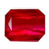 Image 1 : 3.3ct Octagon Blood Red Madagascar Ruby (GEM-17898A)