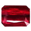 Image 1 : 4.85ct Gorgeous Top Red Ruby Emerald Cut Natural VS (GEM-17765)