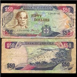 1999 Jamaica $50 Crisp Circulated Note (CUR-05753)