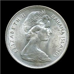 1966 Bahamas $1 Silver BU (COI-5762)