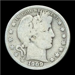 1909S Barber Half VG (COI-5705)