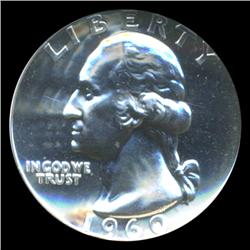 1960 Washington 25c Proof Quarter Coin Graded PR68 (COI-5355)