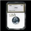 Image 3 : 1960 Washington 25c Proof Quarter Coin Graded PR68 (COI-5355)