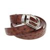 Image 1 : Men's Ostrich Hide Skin Belt  (ACT-086)
