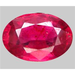 1.38ct Top AAA Pink Red Ruby Mogok Oval Cut  (GEM-8819)