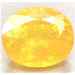 1.25ct  Yellow Natural Sapphire Oval Facet (GEM-0087B)