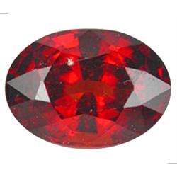2.68ct Wonderful  Red Oval Spessartine Garnet (GEM-11196)