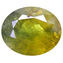4.79ct Extremely Natural Yellow Green Bicolor Sapphire VS (GEM-9986)