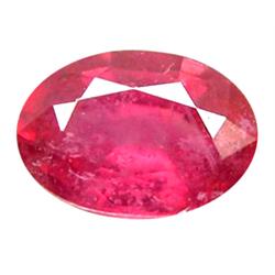 0.75ct Natural Red Ruby Oval Gemstone (GEM-11244)