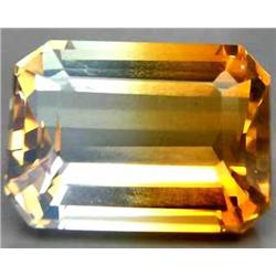 15.15ct. Top Octagon Light Green Yellow Ametrine (GEM-2072)