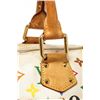 Image 8 : Louis Vuitton Multicolor White Calf Leather Speedy 30 Handbag