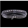 Image 2 : 0.90 ctw Diamond Bracelet - 14KT White Gold